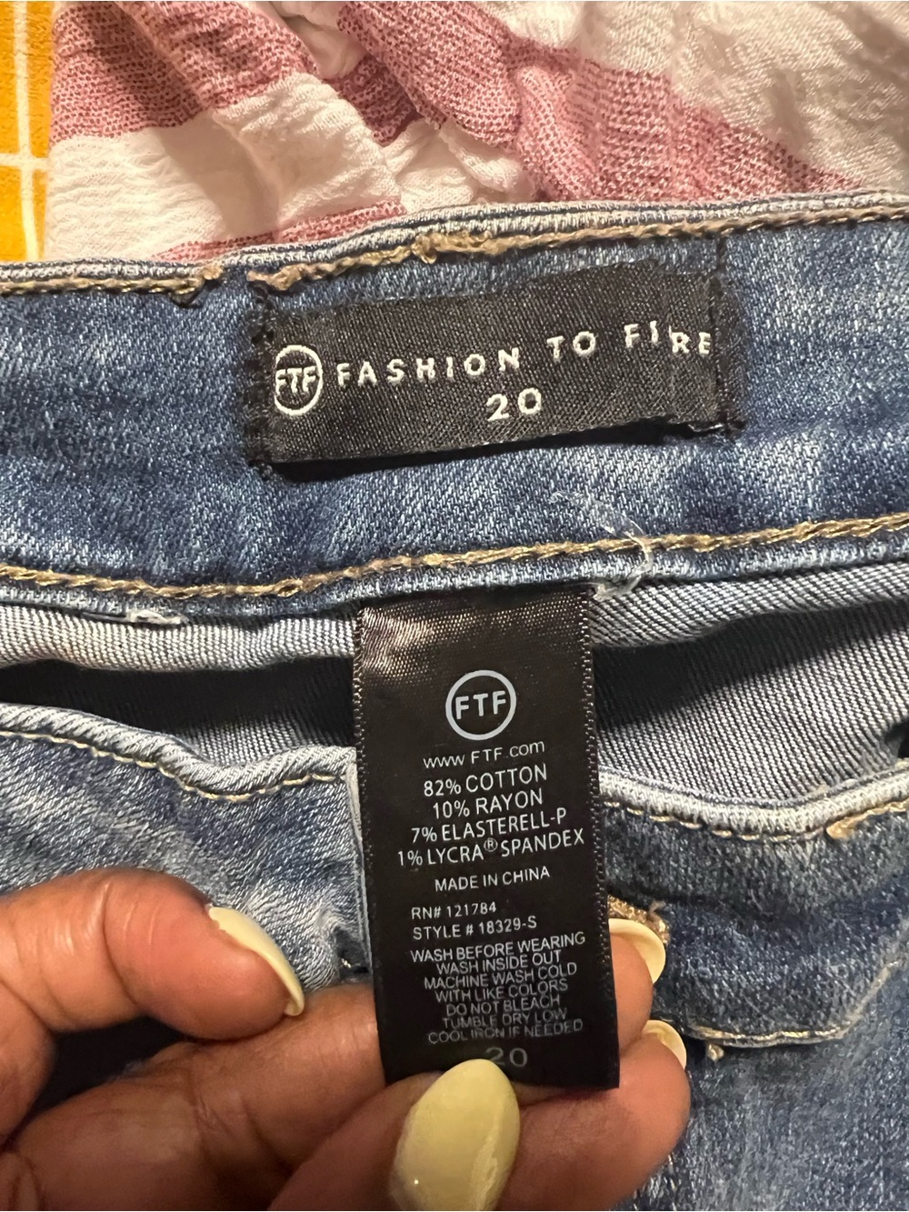 Fashion to Figure Light Blue Skinny Jeans - Size 20